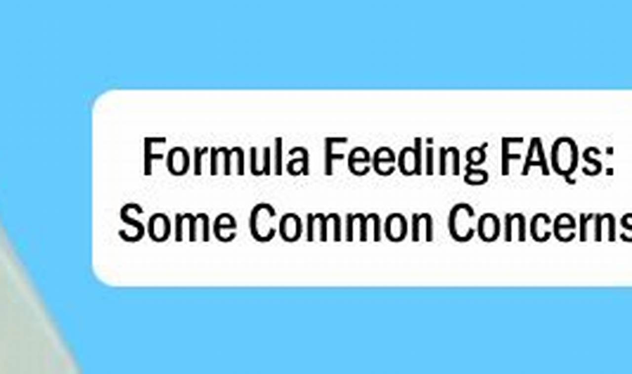 Formula Feeding FAQs: Some Common Concerns