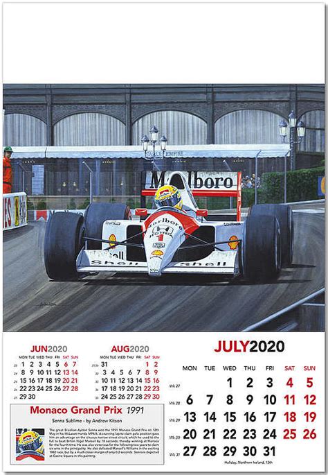 Formula 1 Wall Calendar