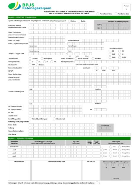 Formulir Pemindahan BPJS
