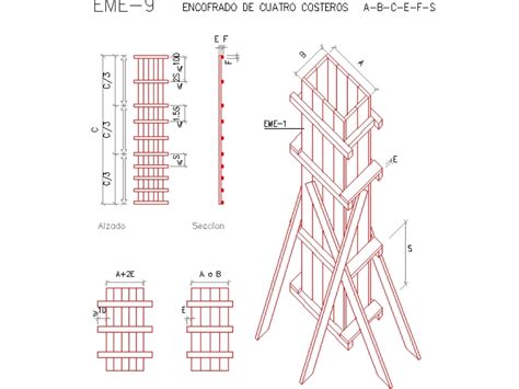 Download Formwork Cad Drawings Free Download For Crafts