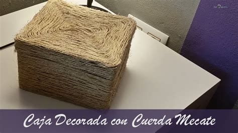 Forrar Caja Con Cuerda