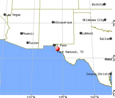 Fort Hancock Texas Map
