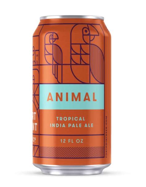 Hop into Flavor Town with Fort Point's Animal IPA - A Perfect Blend of Hops and Bitterness!