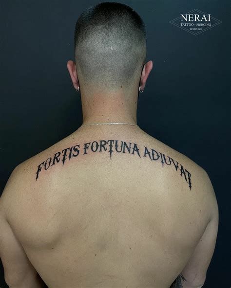 My new tat "fortune favors the brave" Tattoos and