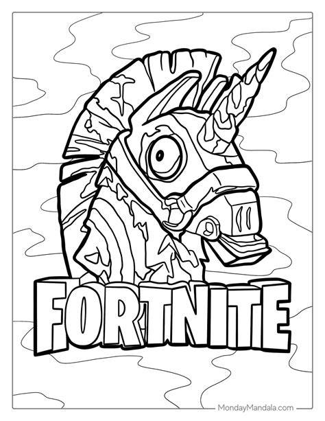 Fortnight Coloring Page