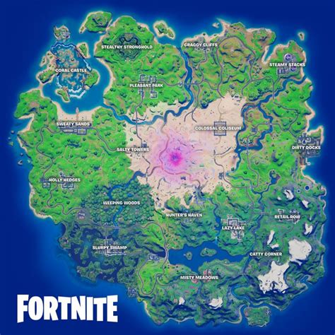 Fortnite&rsquo;s updated map
