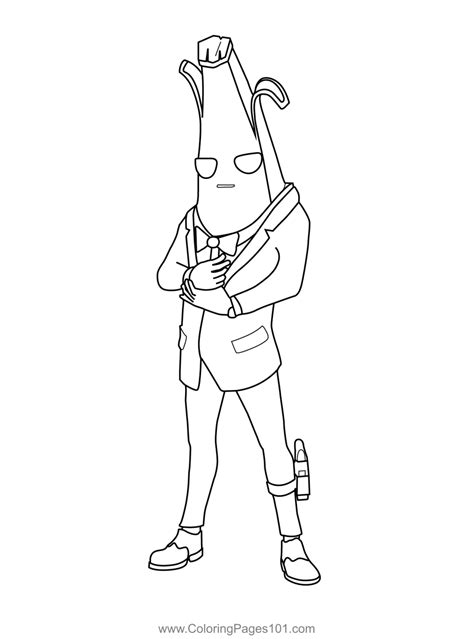 Fortnite Ausmalbilder Banane