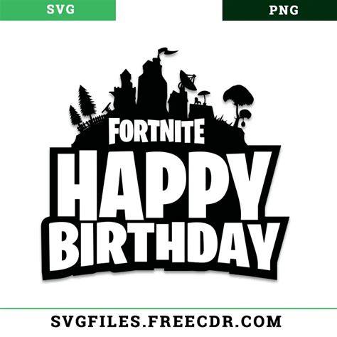 Unwrap a Free Gift on Fortnite's Birthday: Get Your Hands on these Festive & Fun Fortnite Birthday SVGs!