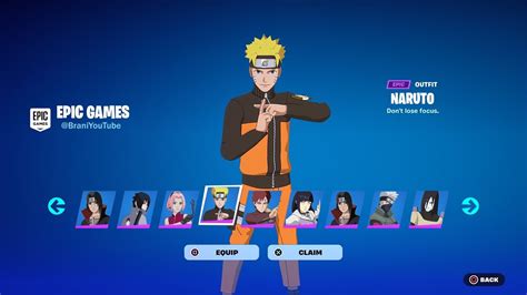 Unleash the Ultimate Ninja within: Fortnite Brings Back the Legendary Naruto Skin!