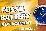 Fossil Watch Battery Replacement