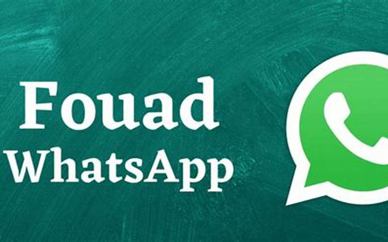 Fouad Whatsapp Terbaru Features
