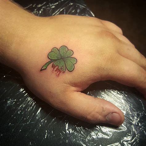 70+ Best Four Leaf Clover Tattoo Ideas and Designs Lucky
