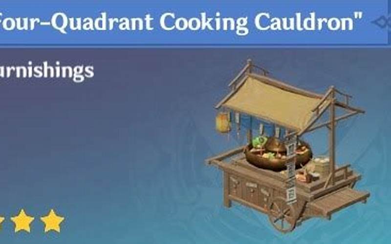 Four Quadrant Cooking Cauldron Working