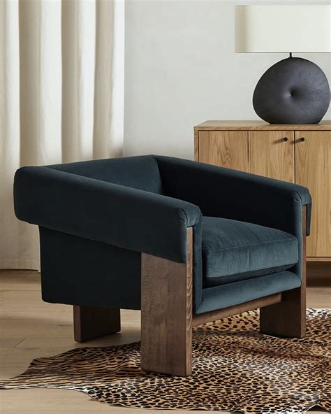 Four Hands Velvet Chair