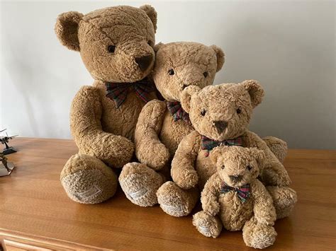 Four teddy bears