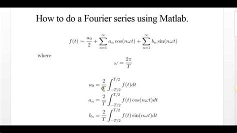 Effortlessly Calculate Fourier Series with Matlab: Your Ultimate Guide
