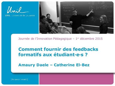Fournir des feedbacks