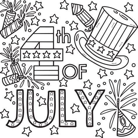 Fourth July Coloring Pages