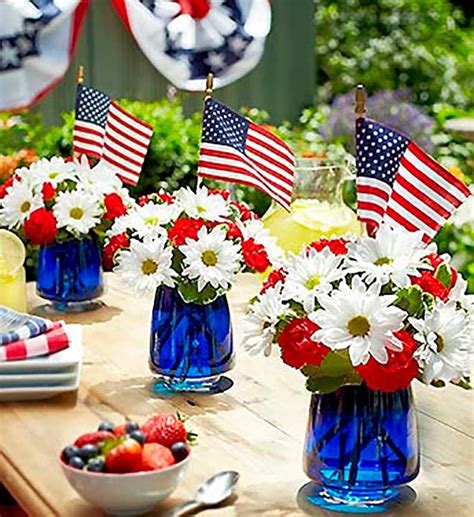 Fourth of July decorations personal touches