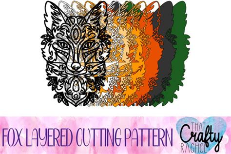Download Fox Layered Cut Pattern Easy Edite