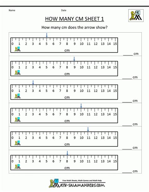 Fraction Ruler Printable