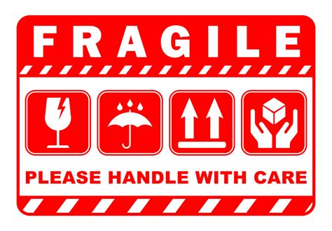 Fragile Handle With Care Printable