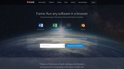 Unleash Your Software Everywhere: Frame Run Lets You Access Any Program Through Your Browser!