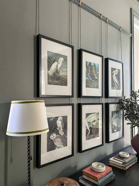 Image of a framed rectangle hanging on a wall