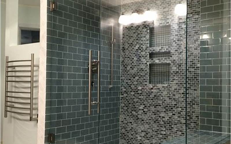 Frameless Shower Door Small Bathroom