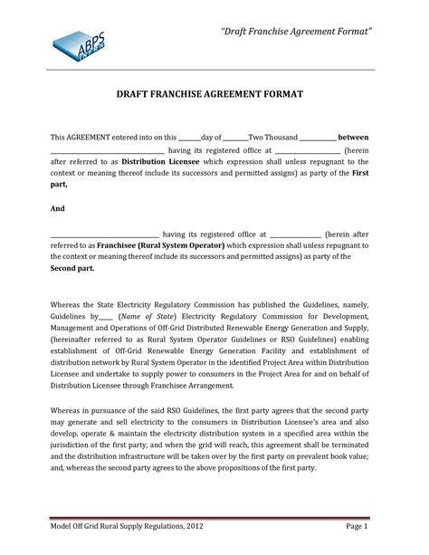 Franchise Disclosure Agreement Sample