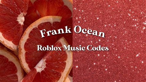 Frank Ocean - Roblox Music Codes