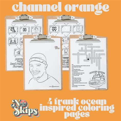Frank Ocean Coloring Pages