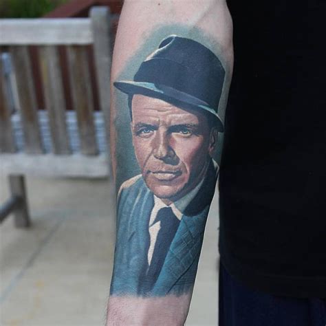 50 Frank Sinatra Tattoo Designs For Men Singer Ink Ideas