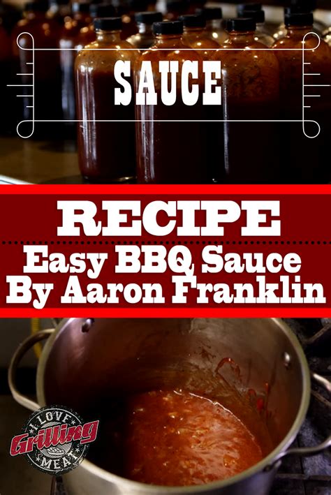 Franklin BBQ Sauce Recipe: Learn the Secret to Perfectly Tangy and Smoky Barbecue Sauce