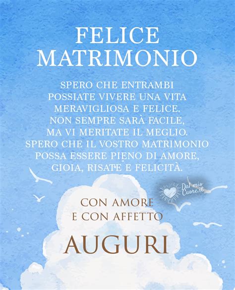 Frasi Auguri Per Matrimonio