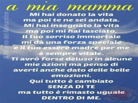 Frasi Per Una Mamma Defunta