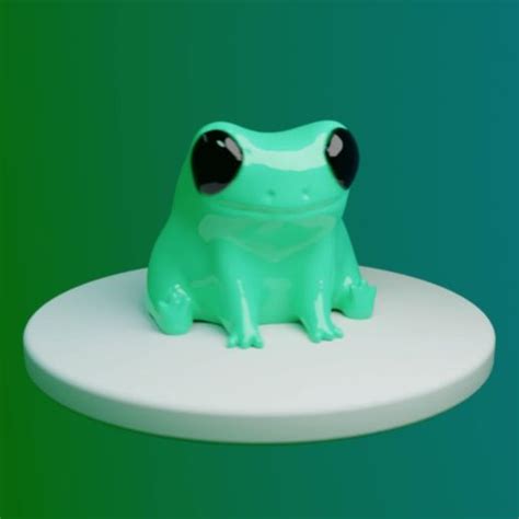 Fred The Frog 3d Print