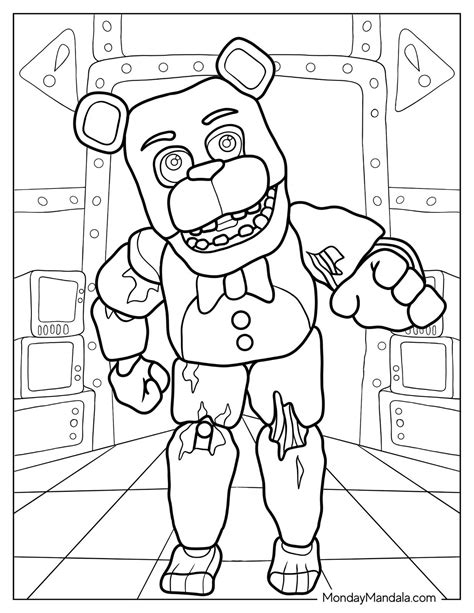 Freddy Coloring Page