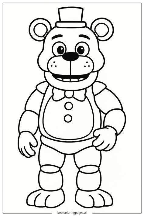 Freddy Fazbear Color Page