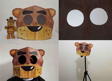 Freddy Fazbear Mask Template