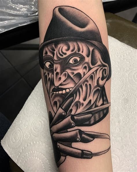 Freddy Krueger Tattoo Designs and A Little Story About Him