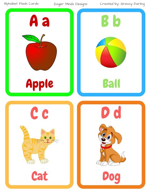 Free Abc Flashcards Printable