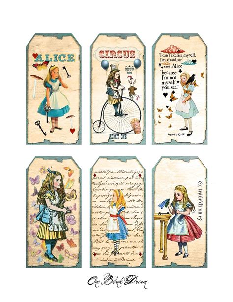 Free Alice In Wonderland Printables