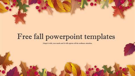 Free Autumn Powerpoint Templates
