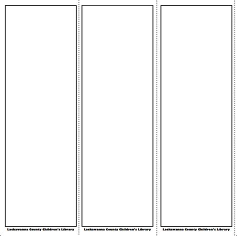 Microsoft Word Blank Bookmark Template Luxury Blank Bookmark Template