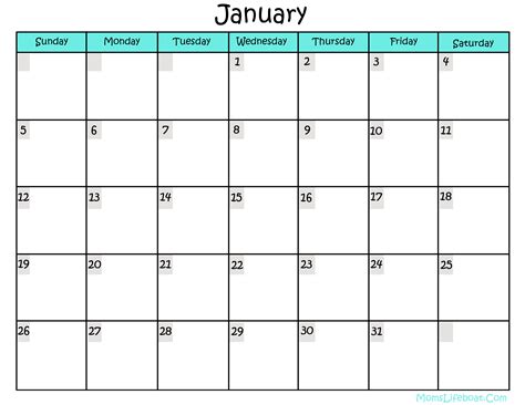 Free Blank Calendar Template 2014