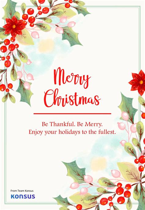 Free Business Christmas Card Templates