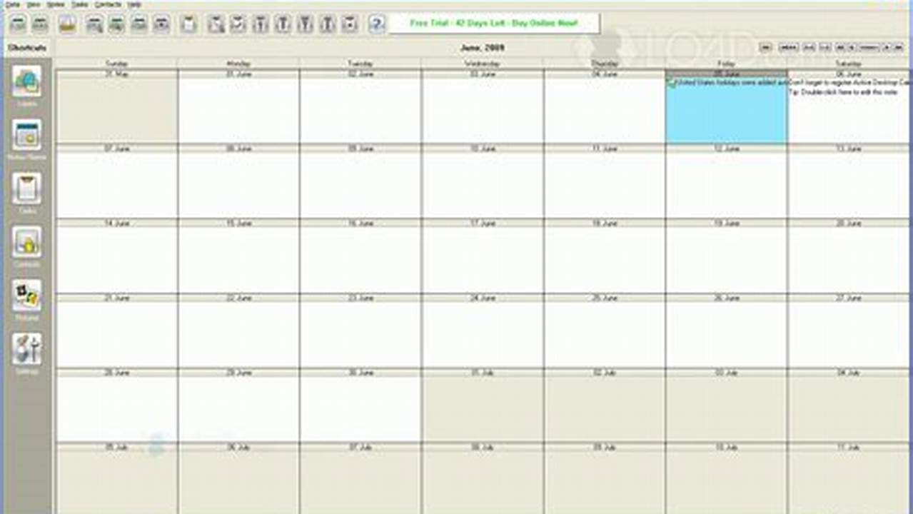 Free Calendar Software For Desktop
