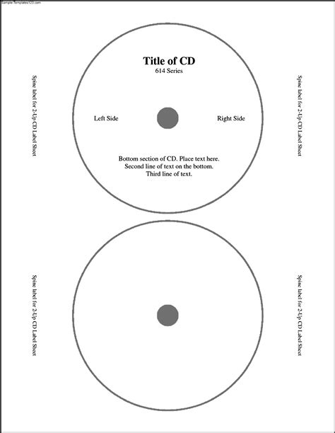 Free Cd Label Template