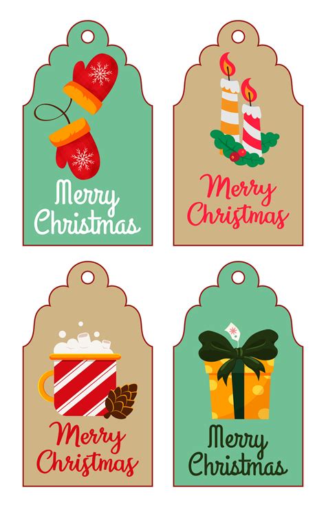 Free Christmas Tags Printable Templates
